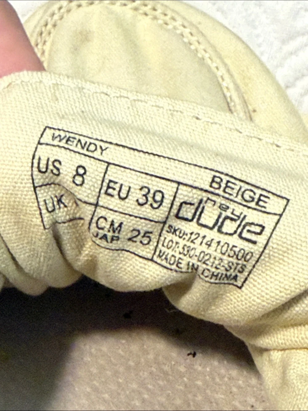 Hey Dude Men’s Slip-On Loafers in Light Beige Canvas
